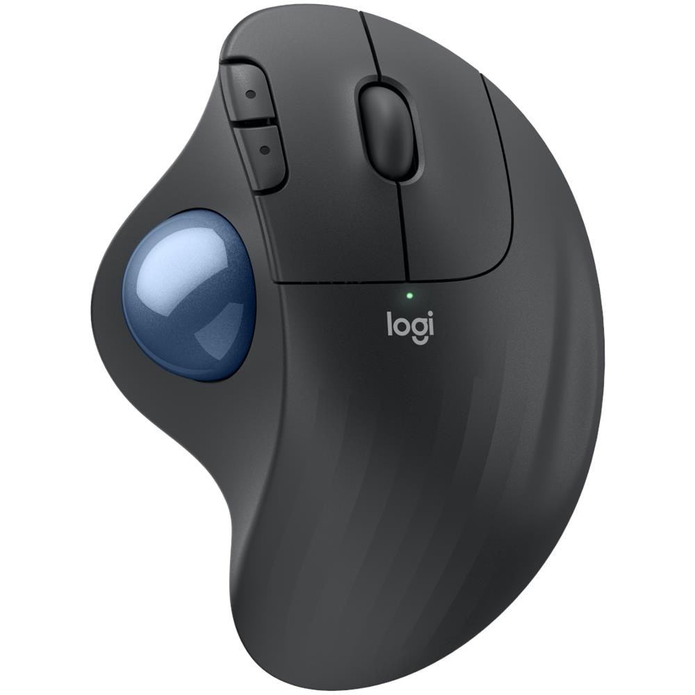 Logitech Mouse Ergo M575S Trackball 5 Tasti Bluetooth 2000 DPI Colore Blu / Grafite